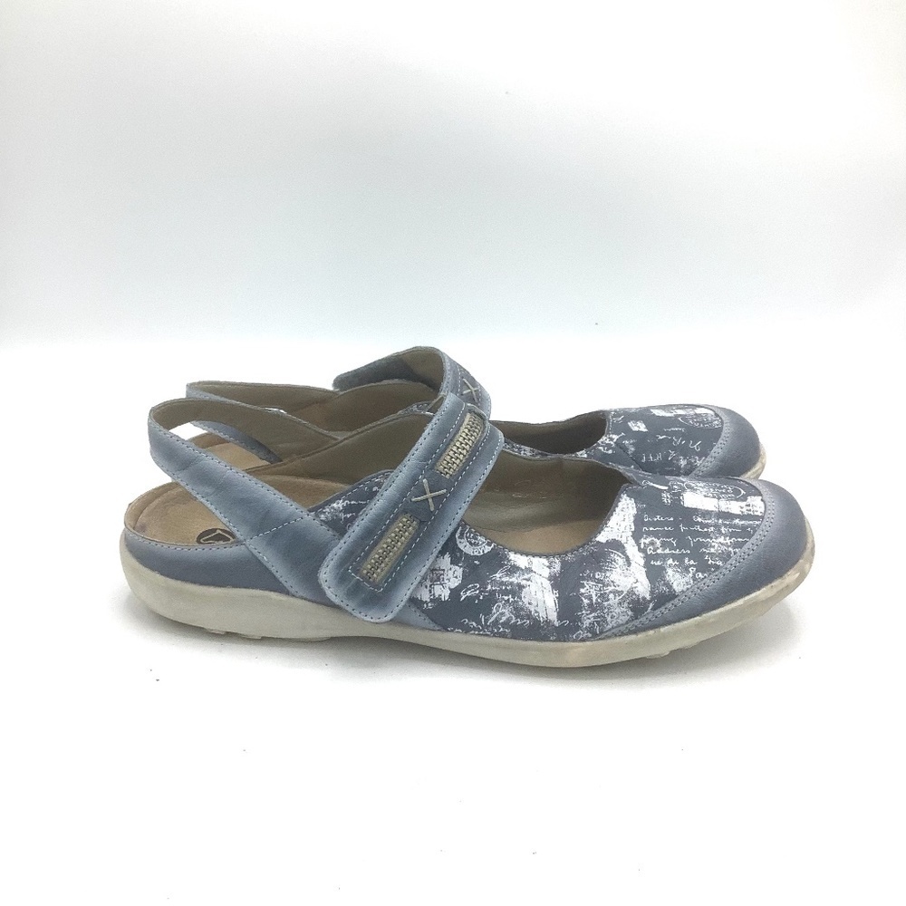 Remonte Mary Lane Shoes Newspaper Print